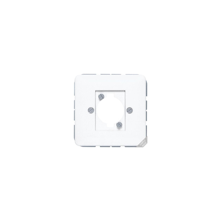 Jung 568 Abdeckung für XLR-Steckdose - weiß