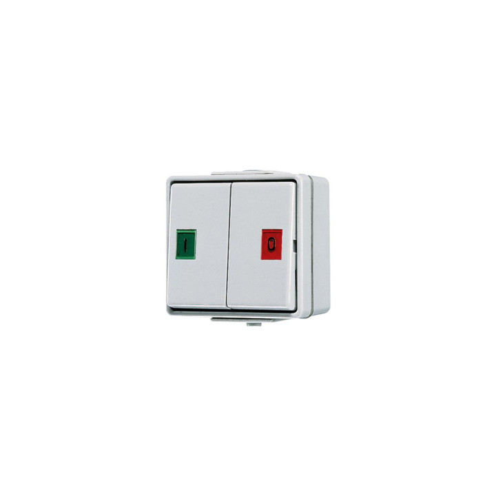 Jung 639W Doppel-Taster 10 AX 250 V ~