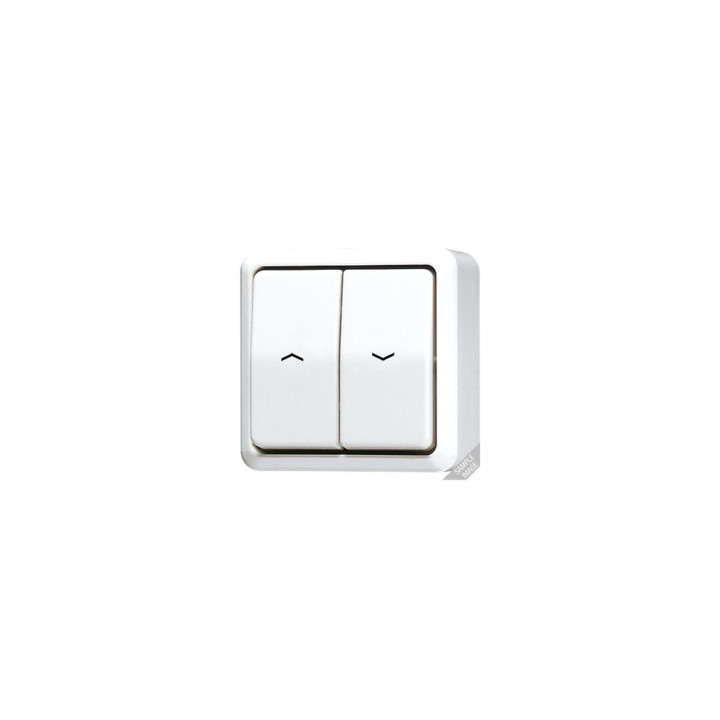 Jung 609VA Jalousie-Wippschalter 10 AX 250 V ~ - weiß
