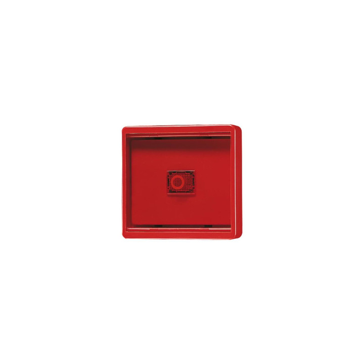 Jung 661WGLR Abdeckung mit Glasscheibe - rot