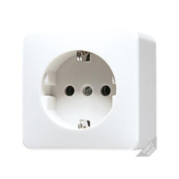 Jung 620A SCHUKO Steckdose, 47 mm tief - weiß