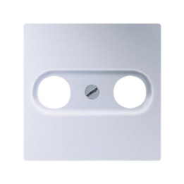 Jung A561PLTVAL Abdeckung f. Antennen-Steckdose - aluminium