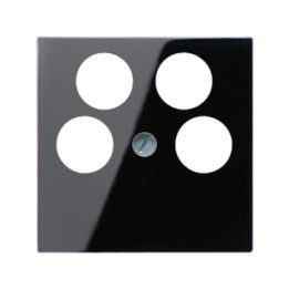 Jung A561-4SAT2SW Abdeckung f. SAT-TV-Steckdose Ankaro - schwarz