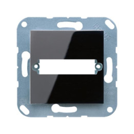 Jung A594-125SW Abdeckung f. Trapezsteckverbinder - schwarz
