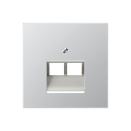 Jung AL2969-2UA Abdeckung f. IAE/UAE-Anschlussdose - Aluminium