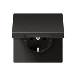 Jung AL2969T Abdeckung f. TAE-Anschlussdose - Aluminium