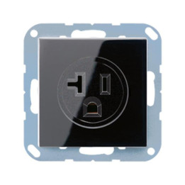 Jung A521-20SW US-NEMA-Steckdose - schwarz