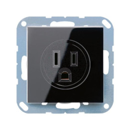 Jung A521-15SW US-NEMA-Steckdose - schwarz