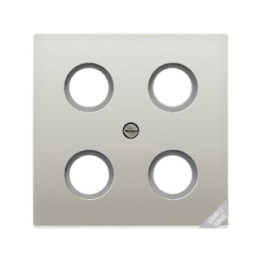 Jung AL2990-4SAT1 Abdeckung f. SAT-TV-Steckdose Hirschmann - Aliuminis