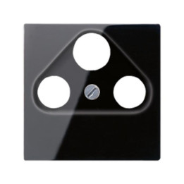 Jung A561PLSATSW Abdeckung f. SAT-TV-Steckdose - schwarz