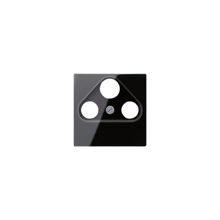 Jung A561PLSATSW Abdeckung f. SAT-TV-Steckdose - schwarz