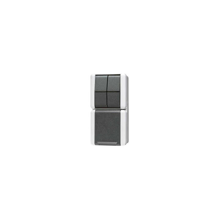 Jung 875W SCHUKO Steckdose mit Serienschalter