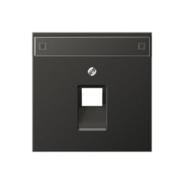 Jung AL2969-1NAUAAN Abdeckung f. IAE/UAE-Anschlussdose - anthrazit (lackiertes Aluminium)