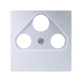 Jung A561PLSATAL Abdeckung f. SAT-TV-Steckdose - aluminium