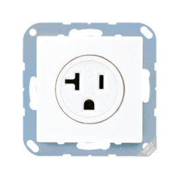 Jung A521-20 US-NEMA-Steckdose - weiß