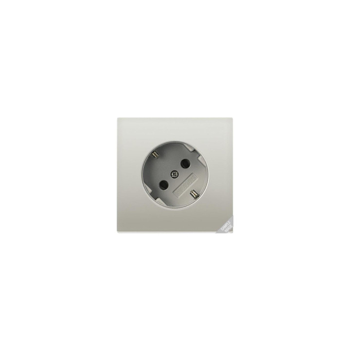 Jung AL2520-45 SCHUKO-Steckdose 45 Grad - Aluminium