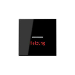Jung A590HSW Wippe "Heizung Notschalter" - schwarz