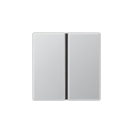 Jung A401TSAAL Tastensatz komplett 1fach - aluminium
