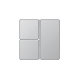 Jung A403TSAAL Tastensatz komplett 3fach - aluminium