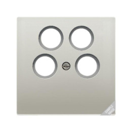 Jung AL2990-4SAT2 Abdeckung f. SAT-TV-Steckdose Ankaro - Aluminium