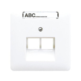Jung CD569-2NAUAWW Abdeckung f. IAE/UAE-Anschlussdose - alpinweiß