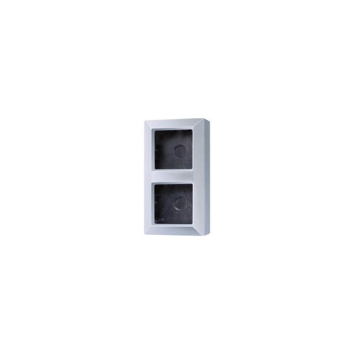 Jung AS582AAL Aufputz-Kappe 2fach - aluminium