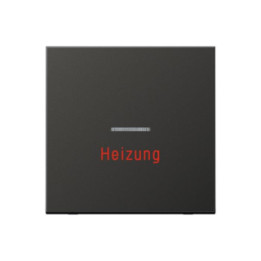Jung AL2990HAN Wippe "Heizung Notschalter" - antrazits (alumīnijs)