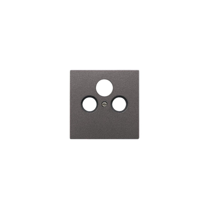 Jung AL2990SATAN Abdeckung f. SAT-TV-Steckdose - anthrazit (lackiertes Aluminium)
