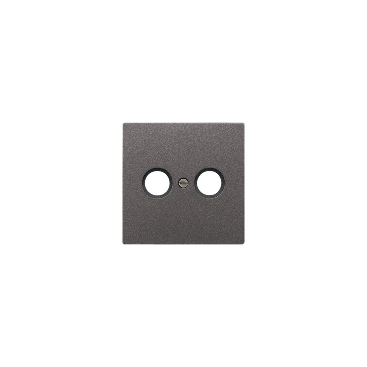 Jung AL2990TVAN Abdeckung f. Antennen-Steckdose - anthrazit (lackiertes Aluminium)