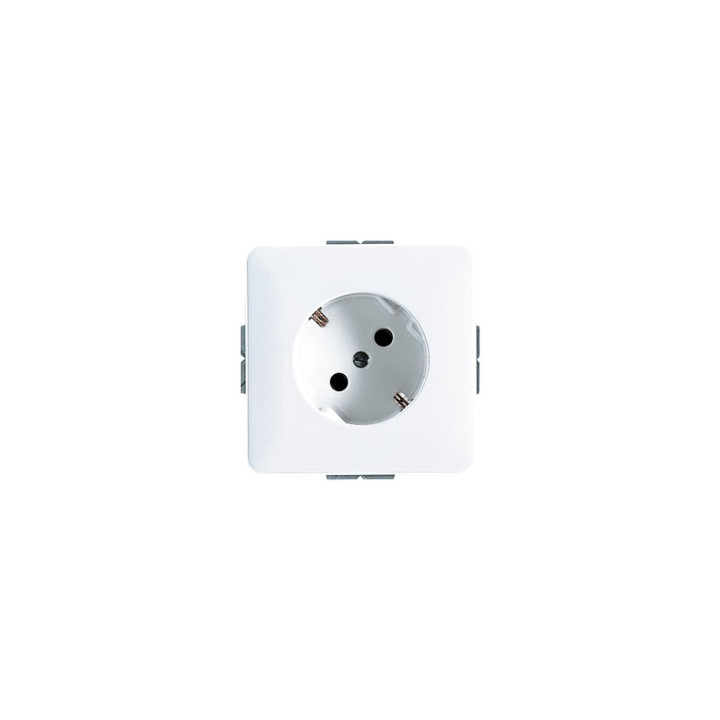 Jung CD520-45WW SCHUKO-Steckdose 45 Grad - alpinweiß