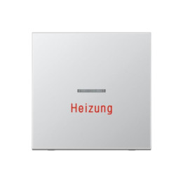 Jung AL2990H Wippe "Heizung Notschalter" - Aluminium
