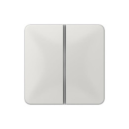 Jung CD402TSALG Tastensatz komplett 2fach - lichtgrau