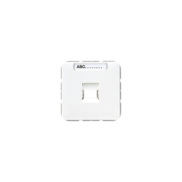 Jung CD569-15WEWW Abdeckung f. Modular-Jack - alpinweiß