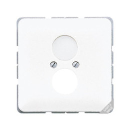 Jung CD562BR Abd. f. 2 Kleinsteckdosen - braun