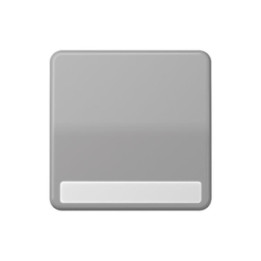 Jung CD590NAGR Wippe f. Schalter/Taster NA - grau