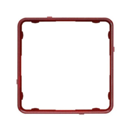Jung CDP81RTM Applikations-Rahmen - rot-metallic