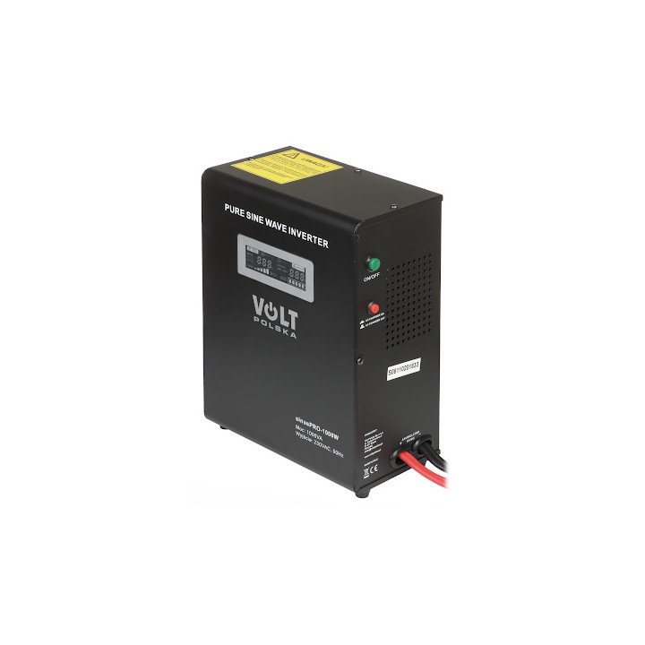VOLT Polska SINUS-PRO-1000W-12/230V Pure Sine Wave UPS 1000 VA