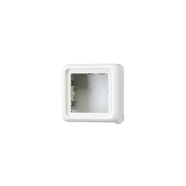 Jung CD581ABR Aufputz-Kappe m. Rahmen 1fach - braun