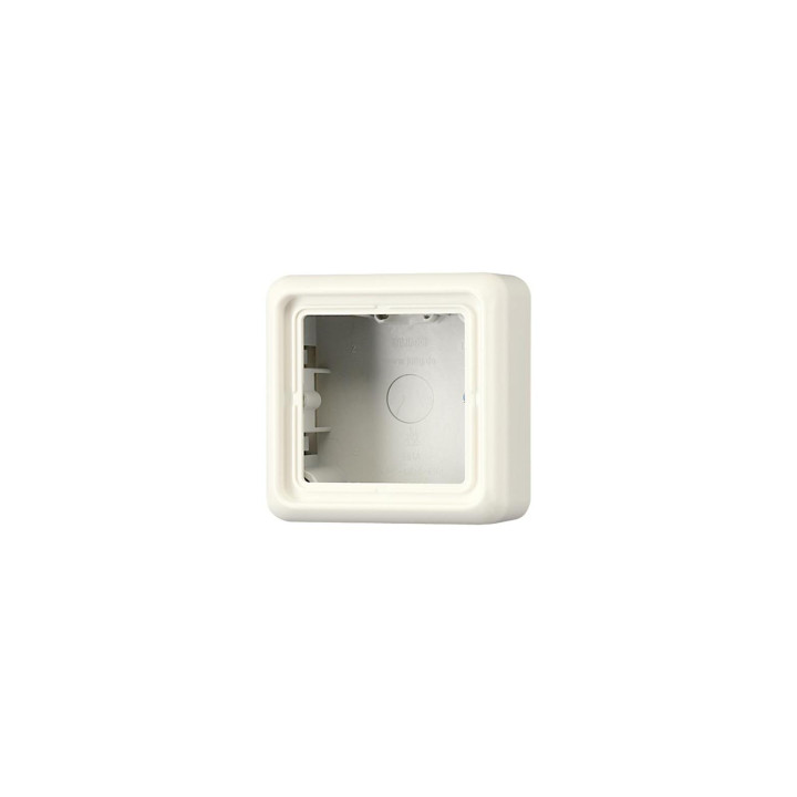 Jung CD581AW Aufputz-Kappe m. Rahmen 1fach - weiß