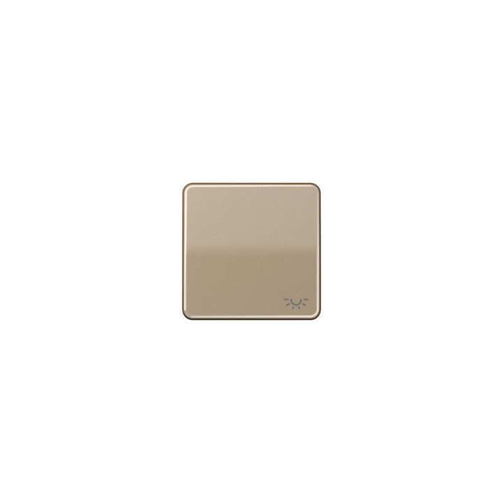 Jung CD590LGB Wippe m. Symbol "Licht" - gold-bronze