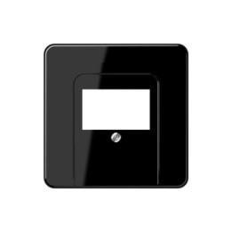 Jung CD569TSW Abdeckung f. TAE-Anschlussdose - schwarz