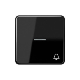 Jung CD590KO5KSW Wippe m. Simbolis "Klingel" KO - schwarz