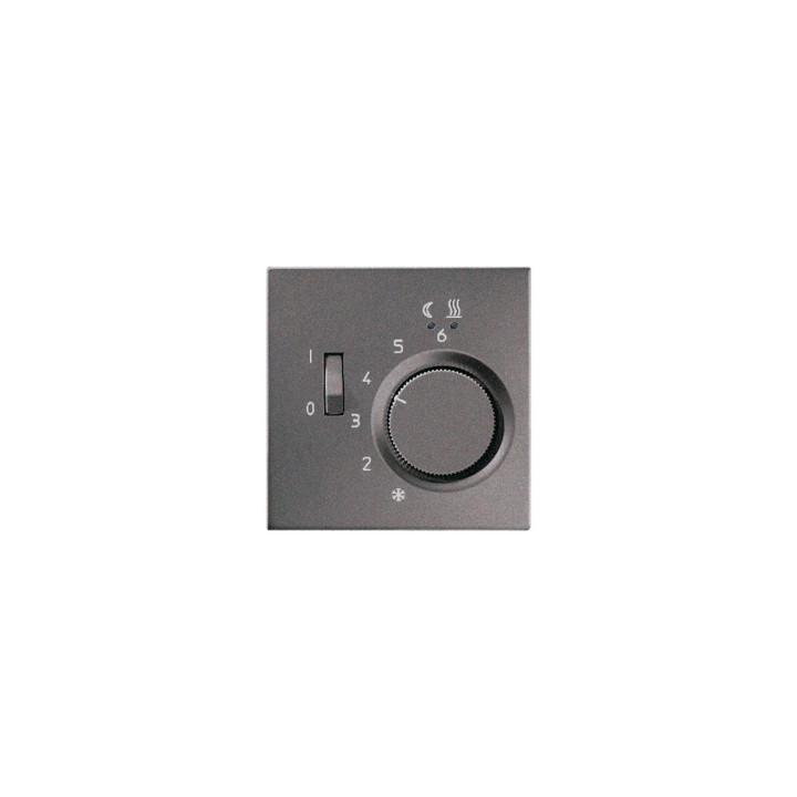 Jung FTRAL231AN Fussbodenheizungsregler AC 230 V - anthrazit (lackiertes Aluminium)