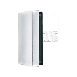 Jung LS990NAGLPL Plexiglas Abdeckung - Einlage alpinweiß