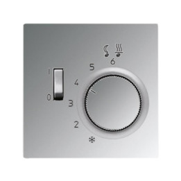 Jung FTRGCR231 Fussbodenheizungsregler AC 230 V - glanzchrom
