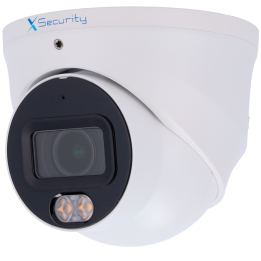 X-SECURITY XS-IPT982CA-4P-WIZCOLOR 4MP kupola IP kamera ar PoE, Wi-Fi, IP67, 50m IR, 2.8mm objektīvu, iebūvētu mikrofonu, microS