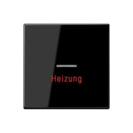 Jung LS990HSW Wippe "Heizung Notschalter" - schwarz