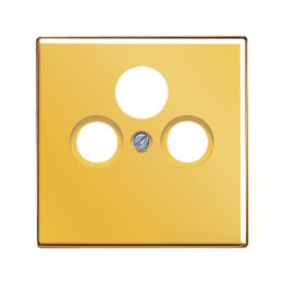 Jung GO2990SAT Abdeckung f. SAT-TV-Steckdose - goldfarben