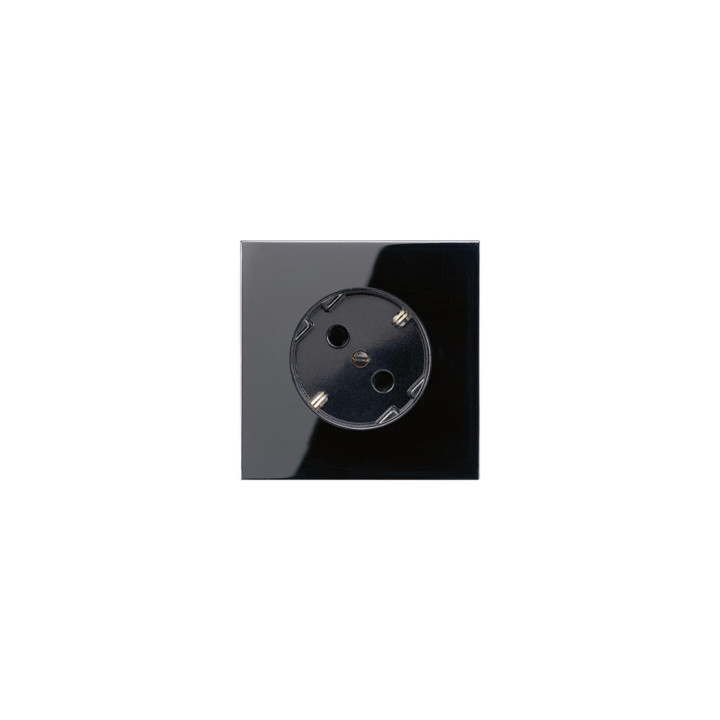Jung LS520-45SW SCHUKO-Steckdose 45 Grad - черный
