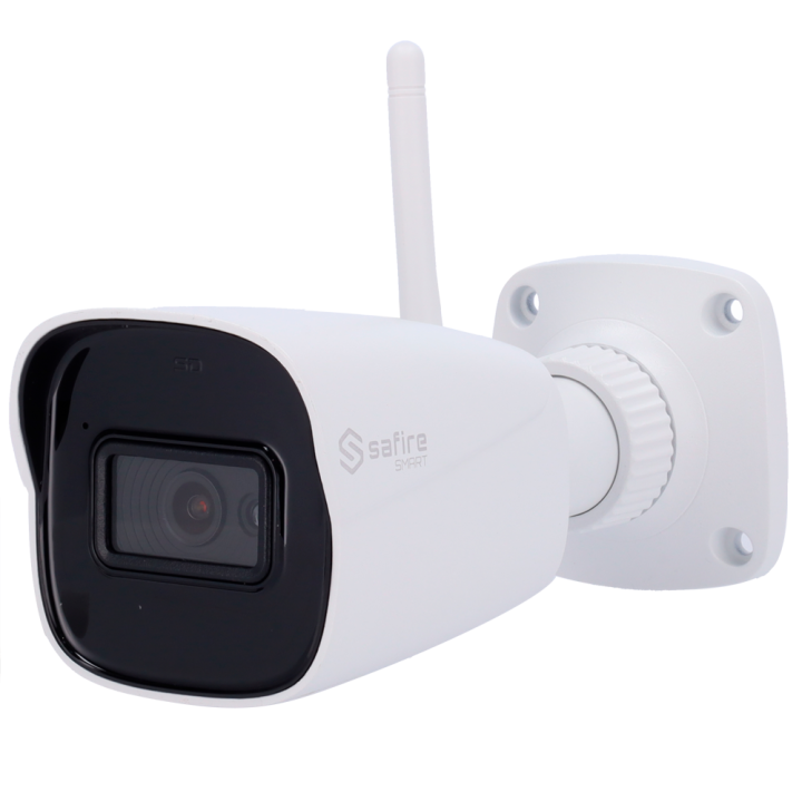 SAFIRE SMART SF-IPB080A-4WE1 4MP āra lodes IP kamera ar PoE un Wi-Fi, IP67, 2.8mm objektīvs, 30m IR, WDR